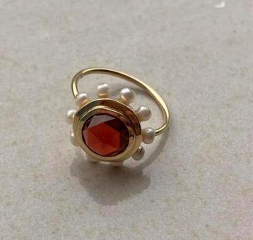 ️️️️️Anna nina romy boomsma 17 nieuwe gouden byzantine ring beschikbaar voor biedingen