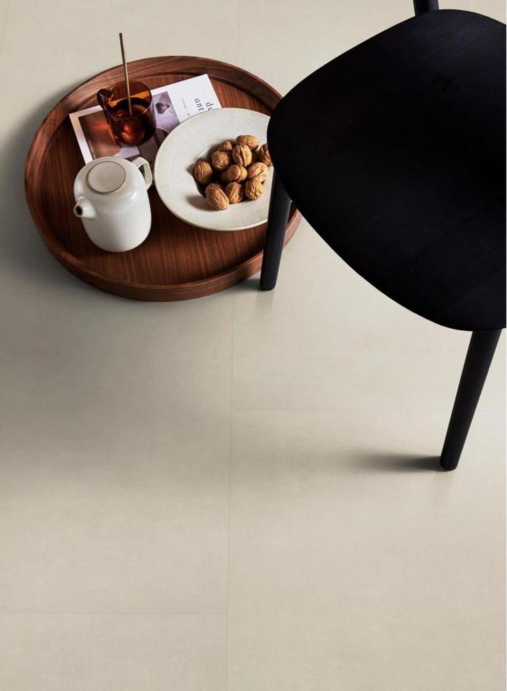 Japandi PVC vloer Zen beige - Crème, Huis en Inrichting, Stoffering | Vloerbedekking, Nieuw, Overige typen, Beige, 75 m² of meer