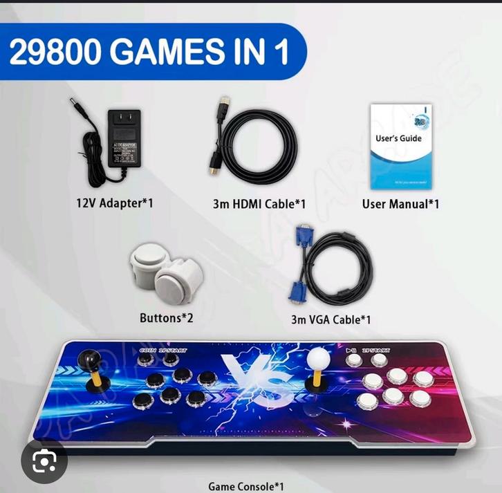 PANDORA pro box 29800 games in 1, Spelcomputers en Games, Spelcomputers | Overige, Zo goed als nieuw, Ophalen