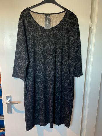 Nieuwe zwart zandkleurige kanten jurk Desi van Ophilia beschikbaar voor biedingen