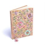 Notitieboek Beige Fluweel – Beige met Bloemen – 20 x 15 cm, De Vesting 14 7722 GA  Dalfsen, Verzenden, Mani Bhadra BV, A5