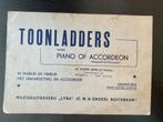 Gerard Scholte: Toonladders voor piano of accordeon, Gebruikt, Les of Cursus, Ophalen of Verzenden, Accordeon