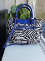 Blauw met Zebraprint Bata Handtas / Schoudertas - Nieuw, Ophalen of Verzenden, Nieuw, Blauw
