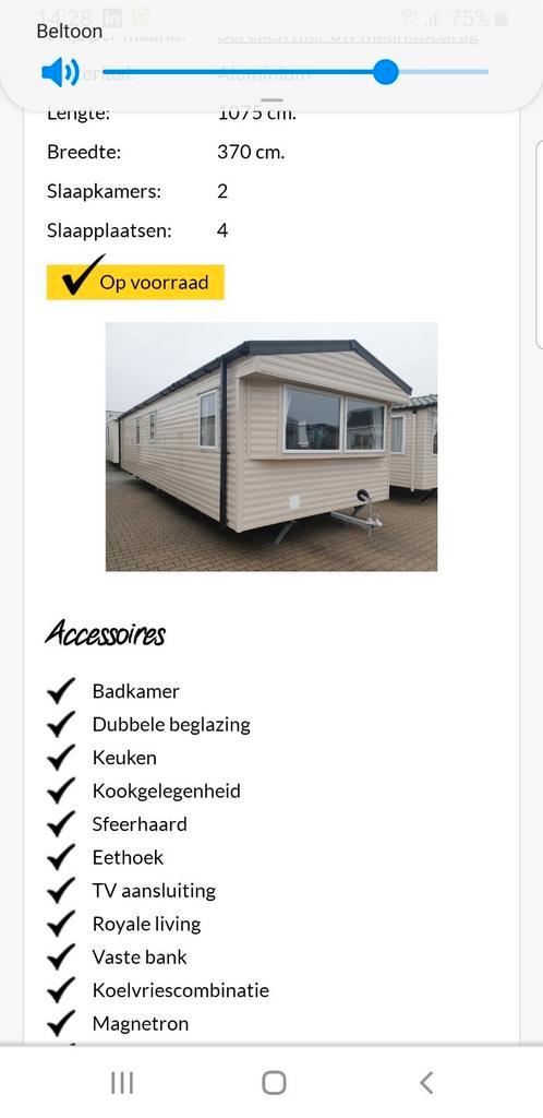 Stacaravan Bakkeveen, Caravans en Kamperen, Stacaravans, Ophalen