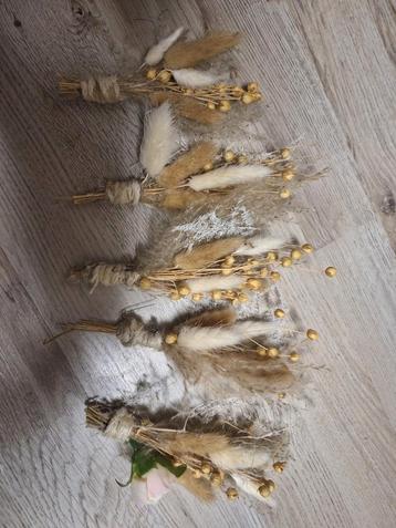 Trouw Corsages - Droogbloemen beschikbaar voor biedingen