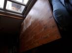 Houten eettafel, opknapper 90x150x 76hoog, gratis  afhalen, Huis en Inrichting, Tafels | Salontafels, Ophalen, Gebruikt, 50 tot 100 cm