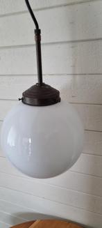 Hanglamp, glazen bol, Ophalen, Gebruikt, Glas, Minder dan 50 cm