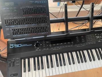 Roland d50 met pg1000 controller zo goed als mint beschikbaar voor biedingen