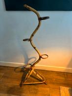 Vintage rotan planten standaard, Ophalen, Huis en Inrichting