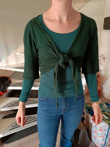 Groen Heart vestje - Maat XS/S beschikbaar voor biedingen