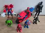 Spiderman , Hulk , Captain America & Black Panther, Kinderen en Baby's, Speelgoed | Actiefiguren, Ophalen, Gebruikt