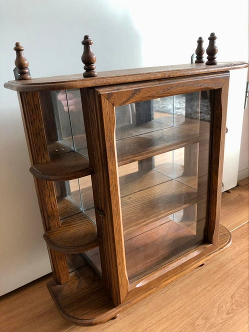 Antiek hang vitrine kastje, Antiek en Kunst, Antiek | Meubels | Kasten, Ophalen