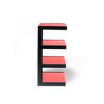 Norstone Hifi audio meubel zwart rood, Ophalen of Verzenden, Minder dan 100 cm, 25 tot 50 cm, Glas