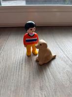Playmobil 1.2.3 Man met hond 9256, Kinderen en Baby's, Speelgoed | Playmobil, Ophalen of Verzenden, Zo goed als nieuw, Complete set