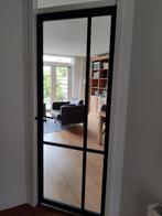 Binnendeur opdek Svedex zwart 211,5 x 83 cm, Doe-het-zelf en Verbouw, Deuren en Horren, 80 tot 100 cm, Zo goed als nieuw, Hout