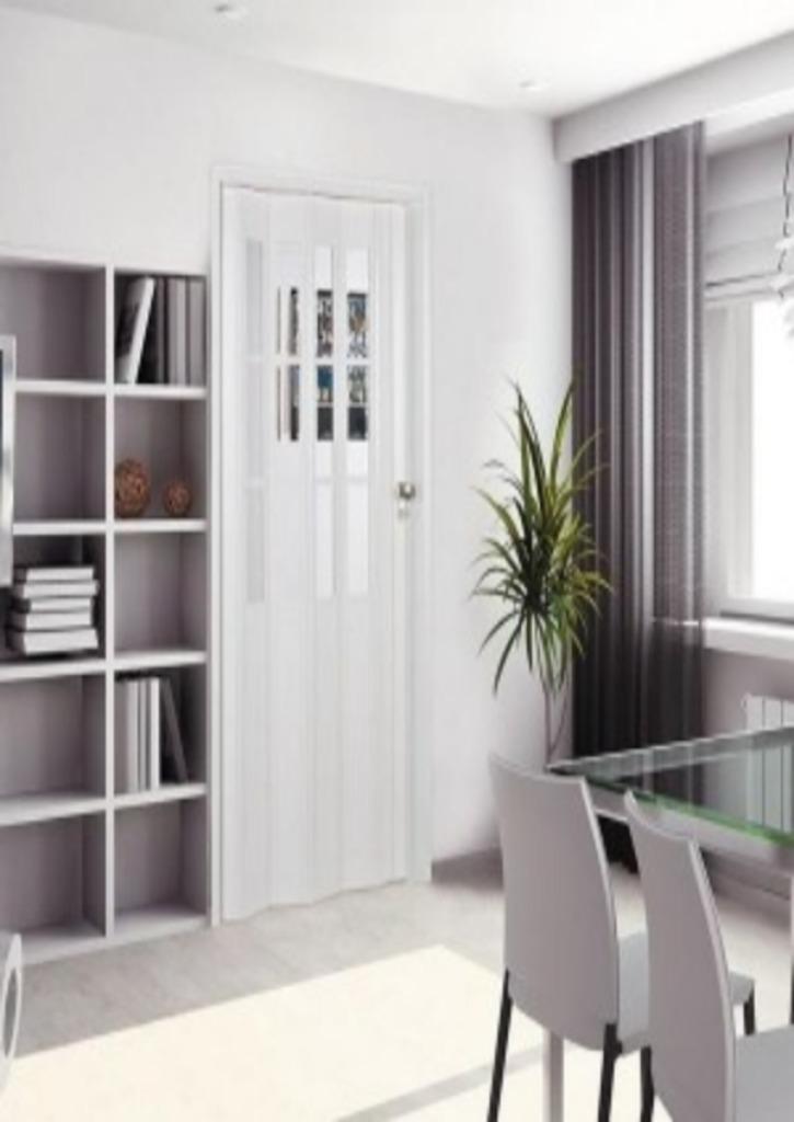 PRESIDENT vouwdeur zeer luxe New Edition met melk glas, Huis en Inrichting, Stoffering | Gordijnen en Lamellen, Nieuw, Minder dan 100 cm