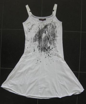 Rimini witte jurk, zomerjurk, mooie details, maat 1, 38 beschikbaar voor biedingen