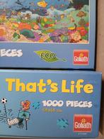 Puzzels "thats life" nieuwstaat, Ophalen of Verzenden, 500 t/m 1500 stukjes, Zo goed als nieuw, Legpuzzel