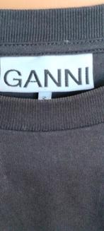 Ganni shirt maat L, Zwart, Ganni, Maat 42/44 (L), Nieuw