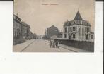 Bilsen Statiestraat met jeugd 30 mei 1910, Ophalen of Verzenden, Voor 1920, Gelopen, België en Luxemburg