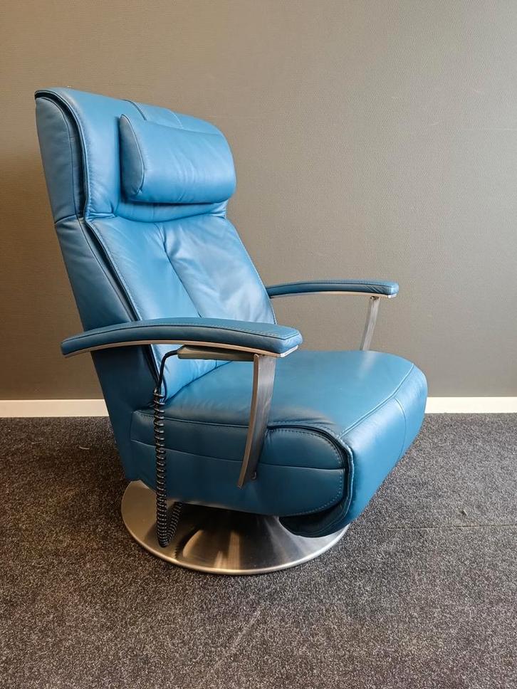 Sta op relax fauteuil Prominent Stockholm ZGAN extra luxe, Huis en Inrichting, Fauteuils, Zo goed als nieuw, 50 tot 75 cm, Minder dan 75 cm