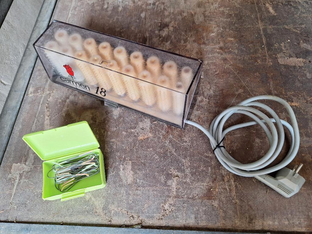 complete krulspelden set, Sieraden, Tassen en Uiterlijk, Uiterlijk | Haarverzorging, Ophalen of Verzenden, Gebruikt, Overige typen