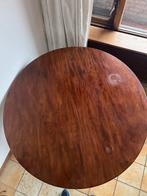 Ronde Houten Tafel met Klassieke Poot, Antiek en Kunst, Ophalen