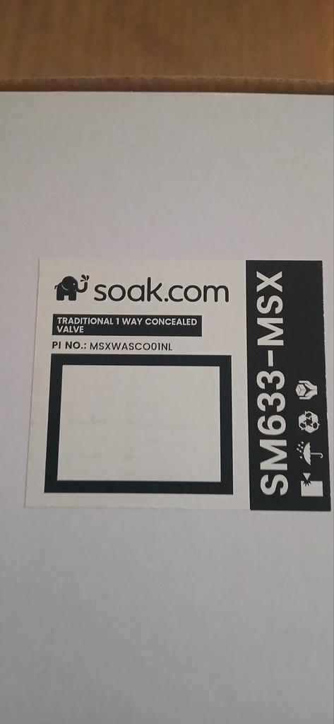 Soak SM633-MSX Kraan - Nieuw in doos, Doe-het-zelf en Verbouw, Sanitair, Nieuw, Kraan, Chroom, Koper, Ophalen of Verzenden