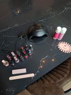 Pink Gellac set, Ophalen of Verzenden, Zo goed als nieuw, Toebehoren, Handen en Nagels
