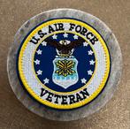 US Airforce militaire patch veteran(velcro), Embleem of Badge, Amerika, Ophalen of Verzenden, Landmacht