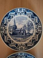 Delfts Blauw Bord  - Kerk, Ophalen of Verzenden