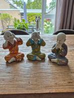 Monnik beeldjes, horen, zien en zwijgen., Huis en Inrichting, Woonaccessoires | Boeddhabeelden, Ophalen of Verzenden, Zo goed als nieuw