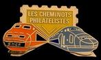 TGV- les Cheminots Philatelistes, Verzenden, Nieuw, Transport, Speldje of Pin