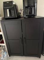Black Coffee Cabinet BRIMNES for sale!, Ophalen, Met deur(en), 50 tot 100 cm, Zo goed als nieuw