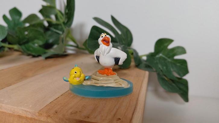 Disney dieren kleine zeemeermin, Verzamelen, Poppetjes en Figuurtjes, Zo goed als nieuw, Ophalen of Verzenden