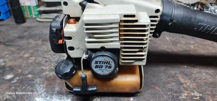 Stihl BG75 bladblazer, Tuin en Terras, Bladblazers, Zo goed als nieuw, Benzine, Ophalen