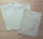 NS 2x rapport + 1x dienstgeleidebrief, Verzamelen, Ophalen of Verzenden, Gebruikt, Trein, Overige typen