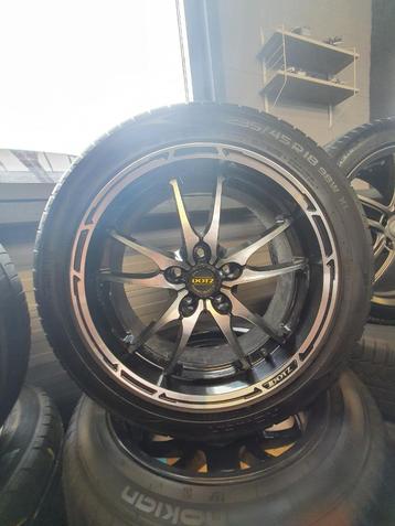 DOTZ SHIFT  18’’  Velgenset NOKIAN zomerbanden 235/45/18 beschikbaar voor biedingen