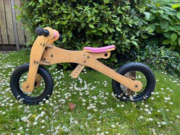 Trybike hout 4 in 1 (2 en 3 wieler) beschikbaar voor biedingen