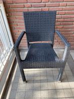 Moderne Rotan Tuinstoel in Uitstekende staat, Ophalen, Zo goed als nieuw, Rotan, Stapelbaar