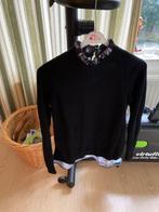 trui Ted Baker zwart voorkant dessin achterkant - size 1, Ophalen of Verzenden, Zo goed als nieuw, Zwart