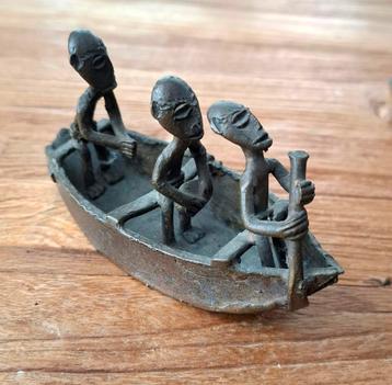Afrikaanse bronzen beeldjes 9 stuks beschikbaar voor biedingen