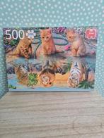 Jumbo puzzel "De droom van een kitten" 500 stukjes, Ophalen of Verzenden, 500 t/m 1500 stukjes, Zo goed als nieuw, Legpuzzel