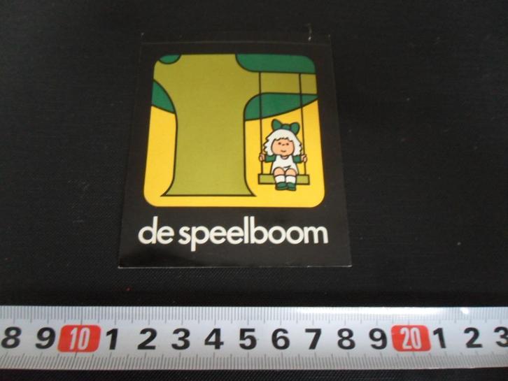 sticker De Speelboom  speelgoed *, Hobby en Vrije tijd, Stickers en Plaatjes, Zo goed als nieuw, Sticker, Ophalen