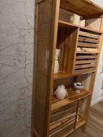Houten Vakkenkast, Ophalen, 50 tot 100 cm, Zo goed als nieuw, Met lade(s)