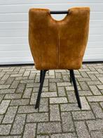 Eetkamerstoel industriële cognac tijdelijk  nu €.75,=, Bruin, Verzenden, Nieuw, Metaal