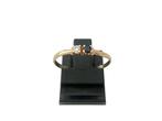Gouden aanschuif- alliance ring diamant en saffier mt 17,5, Gebruikt, 17 tot 18, Info@nynkegardenier.nl, Nynke gardenier