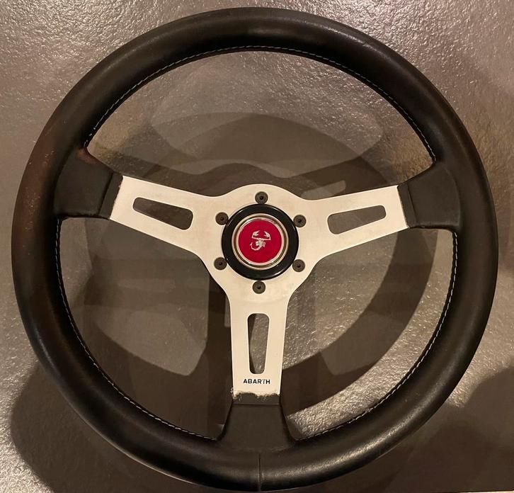 A112 Abarth stuur 3-spaaks, Auto-onderdelen, Besturing, Fiat, Oldtimer onderdelen, Lancia, Gebruikt, Ophalen of Verzenden