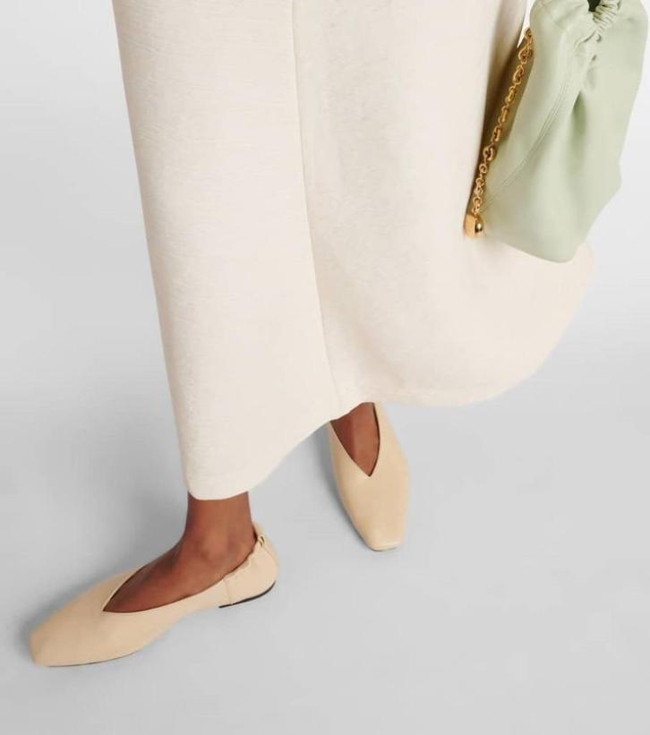 a.emery brie suede leather flats ballerina | 37-37,5, Kleding | Dames, Schoenen, Nieuw, Ballerina's, Verzenden