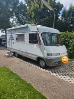Hymer b584  camper, Caravans en Kamperen, Campers, Integraal, Ringverwarming, Kluisje, Fiat